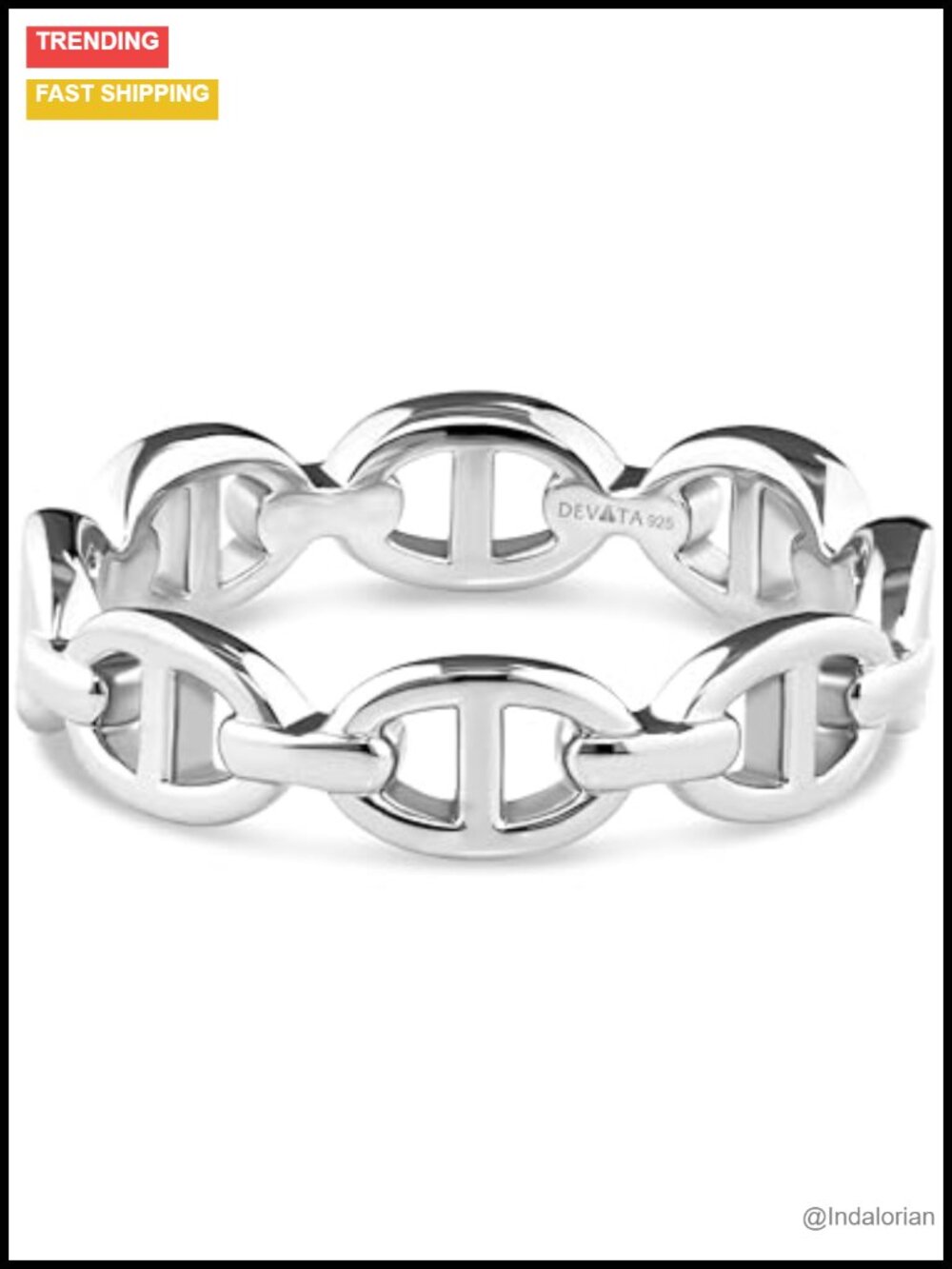 Sterling Silver Gold Plated Rhodium Eternity Band Ring Women 925